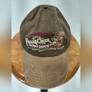 Polo By Ralph Lauren Field & Creek Brown Cotton Corduroy Bill Ball Hat